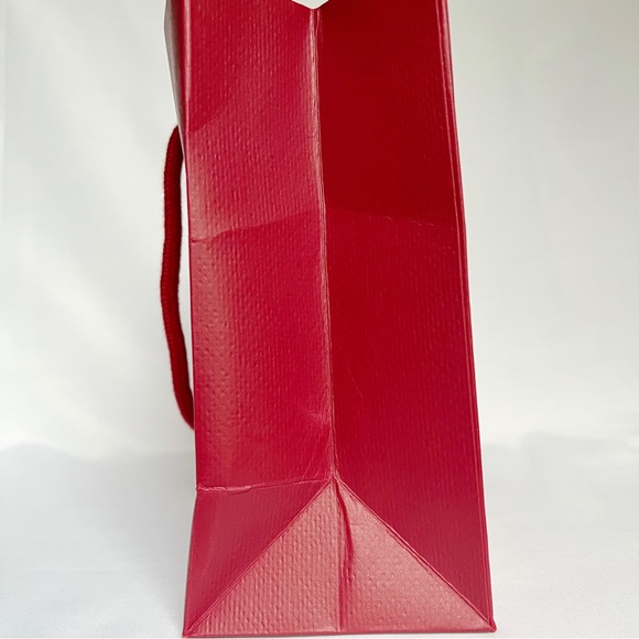 Salvatore Ferragamo Empty Red Paper Boutique Shopping Bag - Picture 2 of 6